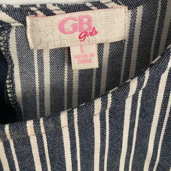 GB Navy Striped Top - Picture 3 of 4